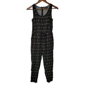 Madewell Diamond Argyle Print Tank Jumpsuit Womens Size XXS Beach Boho